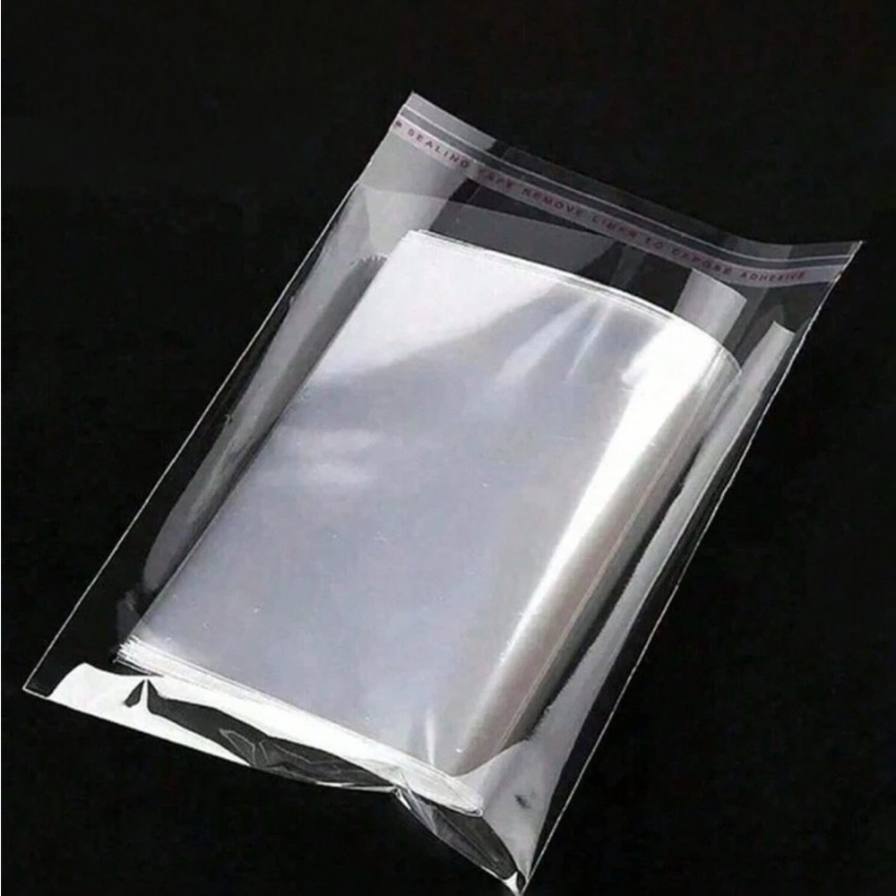 Clear Plastic Bags, 25 pc